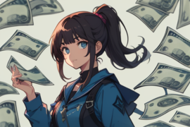 花钱像流水,挣钱像滴水的说说（钱像流水一样说说）